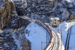 RABDe 500 ICN: An Intercity train is ascending the Gotthard mountain route.